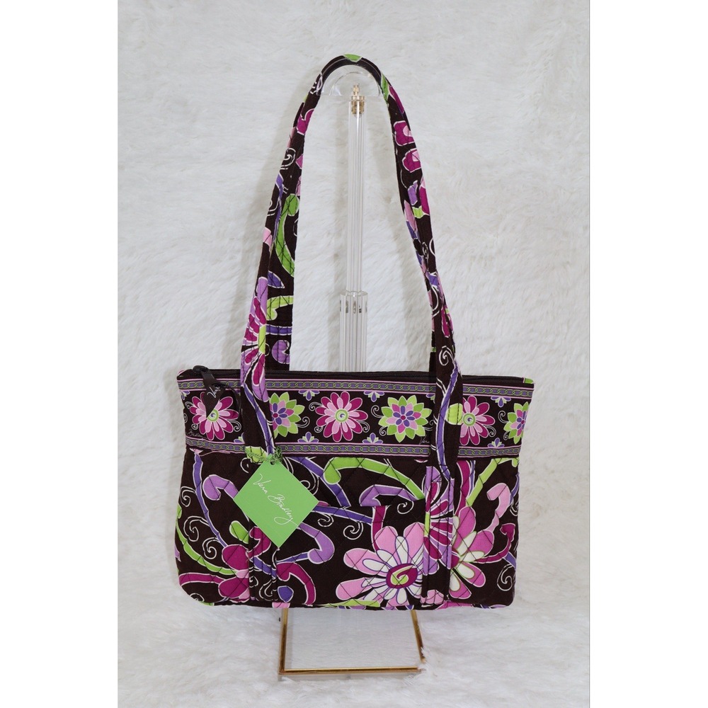 NWT Vera Bradley Purple Punch Little Betsy Tote
